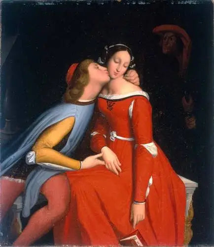 Paolo y Francesca - Jean-Auguste-Dominique Ingres