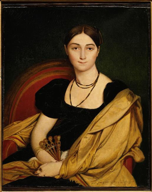Retrato de Madame Devauçay - Jean-Auguste-Dominique Ingres