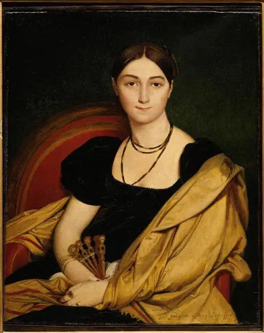 Portrait de Madame Devauçay - Jean-Auguste-Dominique Ingres - Alpha Reproduction