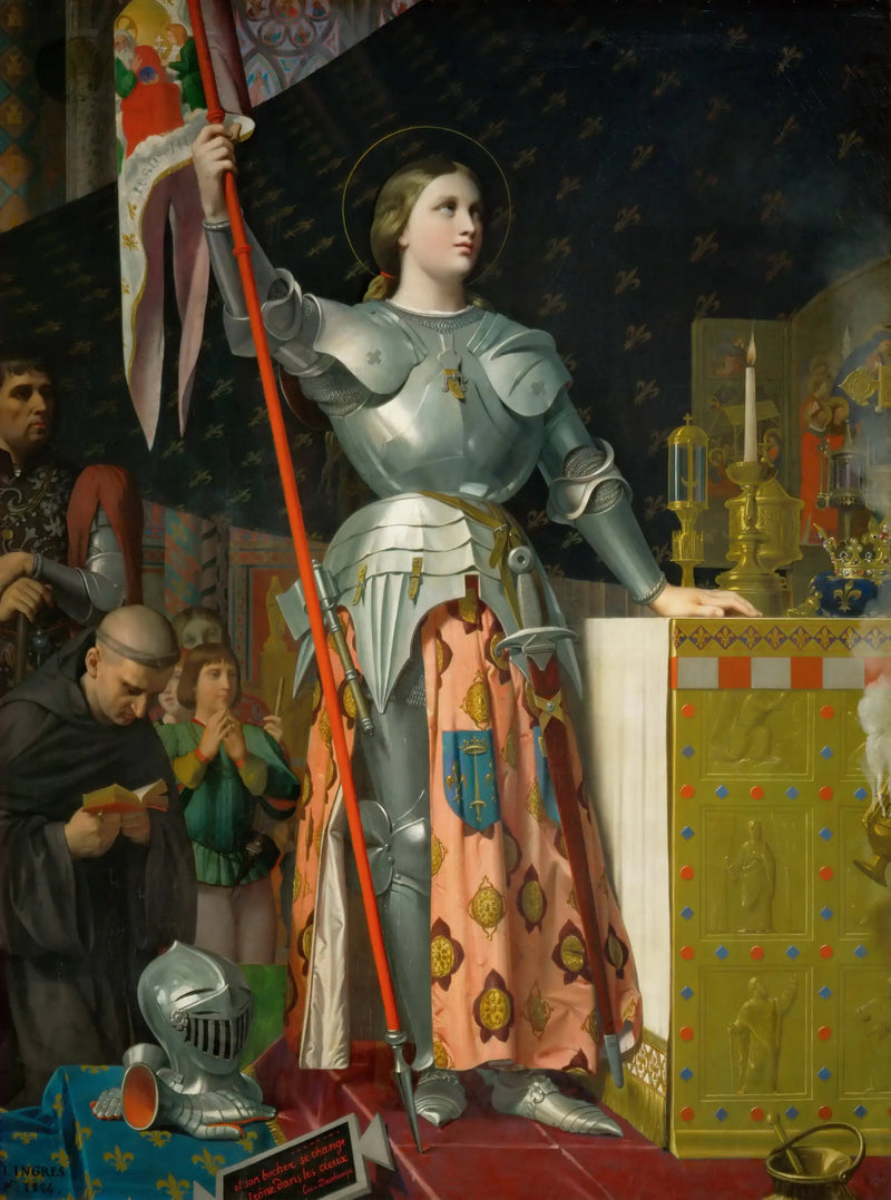 Juana de Arco en la coronación del rey Carlos VII - Jean-Auguste-Dominique Ingres