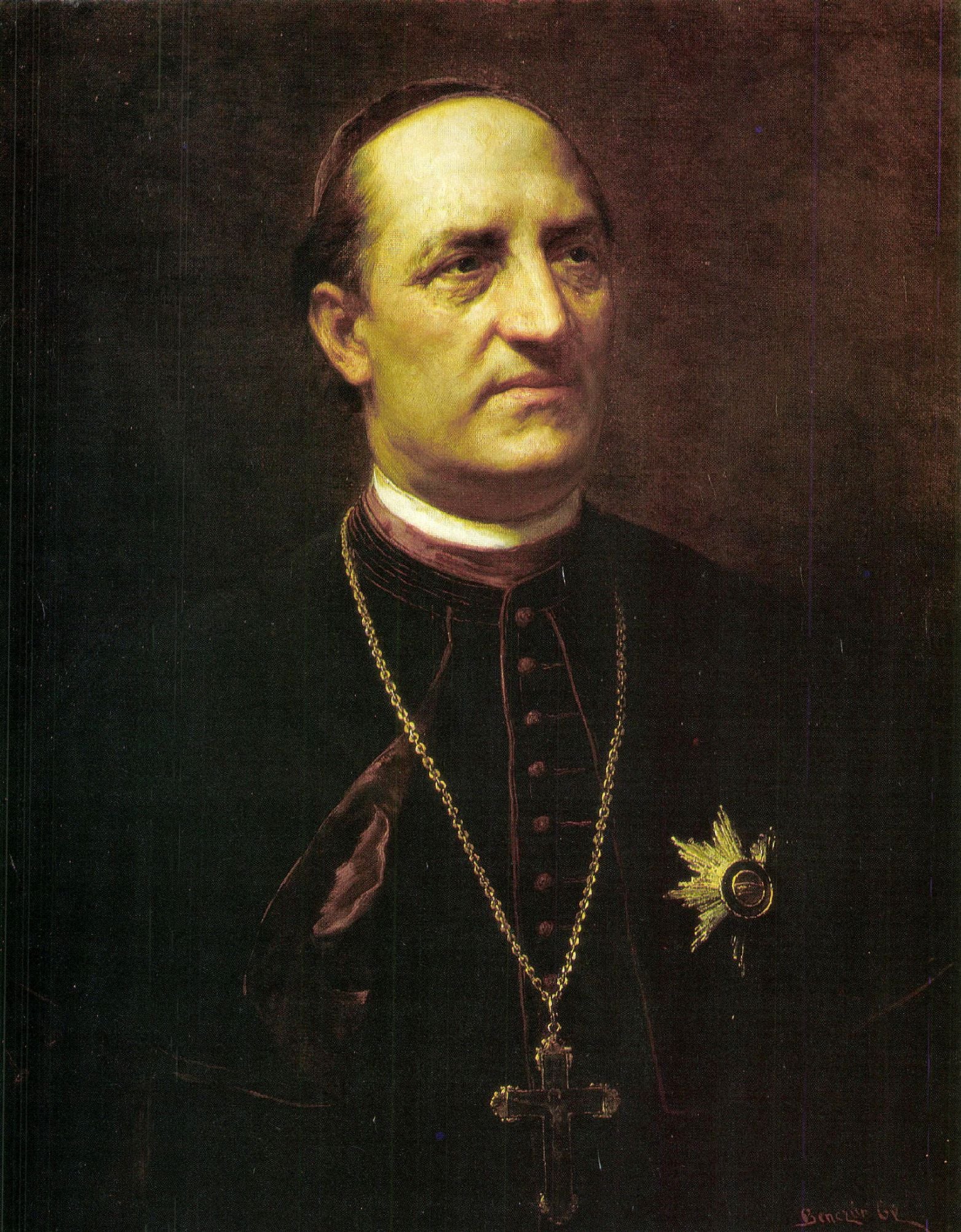 Portrait d'Arnold Ipolyi - Gyula Benczúr
