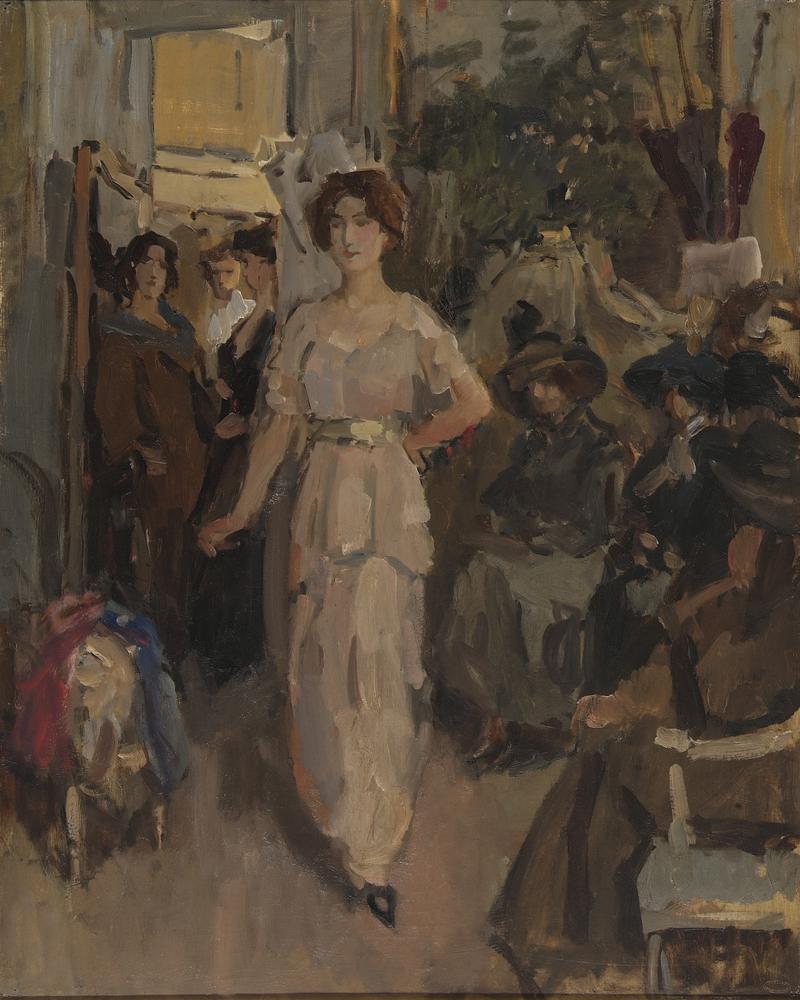 Défilé de mode chez Hirsch & Cie. - Isaac Israëls - Alpha Reproduction