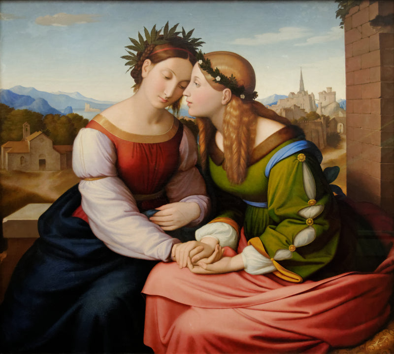 Italia y Alemania - Johann Friedrich Overbeck