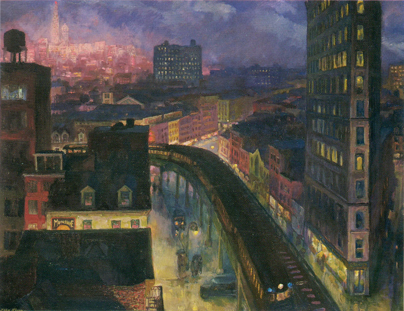La ciudad desde Greenwich Village - John Sloan