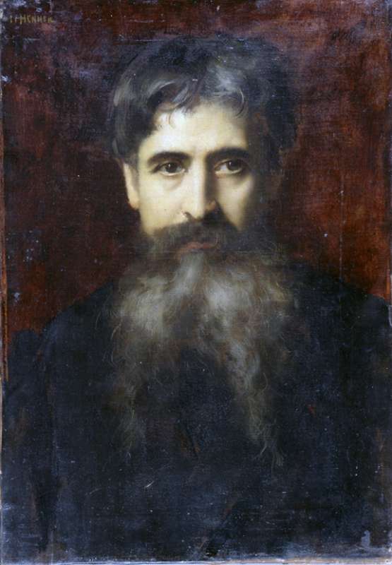 Portrait du peintre François Nicolas Augustin Feyen-Perrin - Jean-Jacques Henner