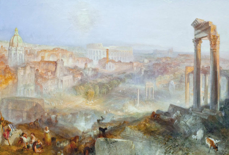 Roma Moderna – Campo Vaccino - J. M. W. Turner