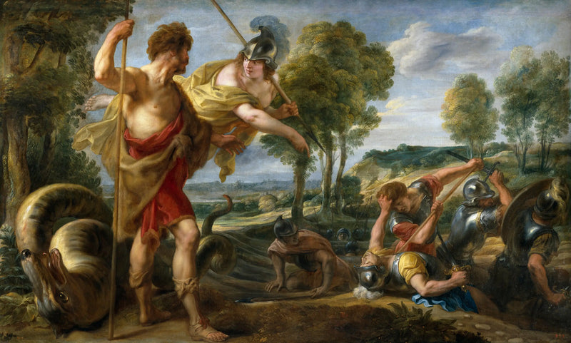 Cadmo y Minerva - Peter Paul Rubens