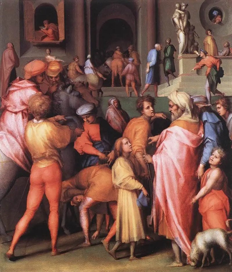 José vendido a Potifar - Pontormo