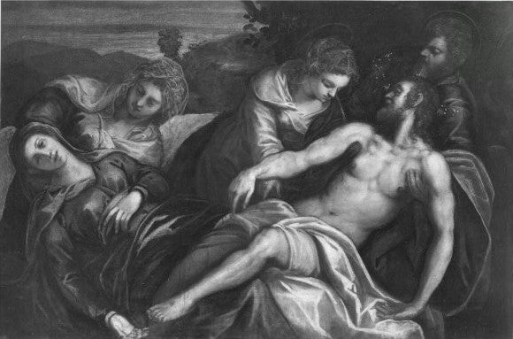 Mise au tombeau du Christ - Jacopo Tintoretto - Alpha Reproduction