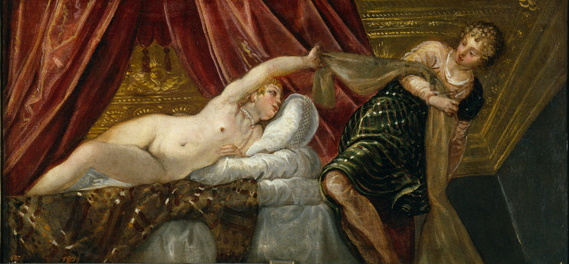 José y la esposa de Putifar - Jacopo Tintoretto