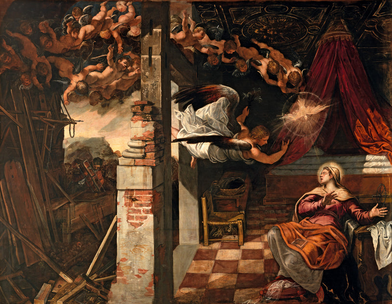 Anunciación - Jacopo Tintoretto