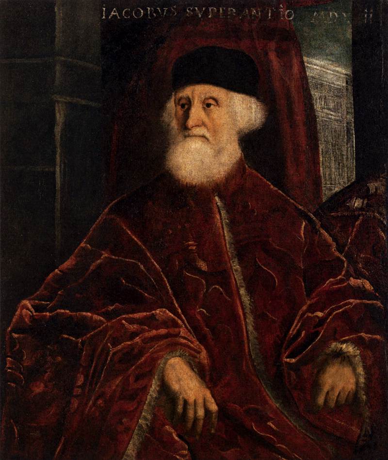 Retrato del fiscal Jacopo Soranzo - Jacopo Tintoretto