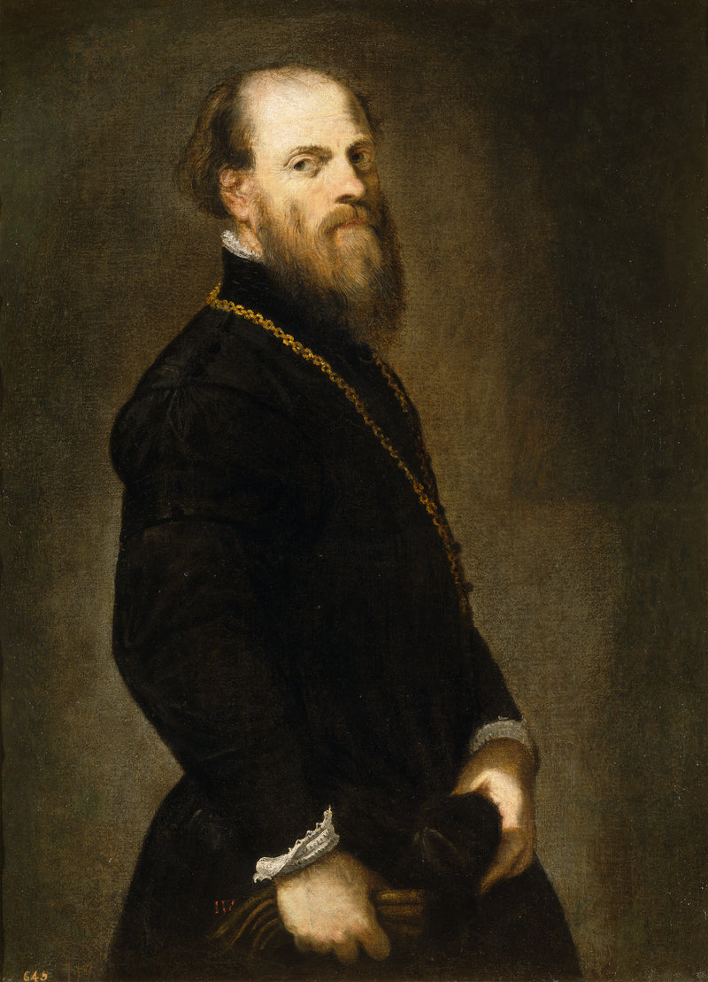 Hombre en la cadena de oro - Jacopo Tintoretto