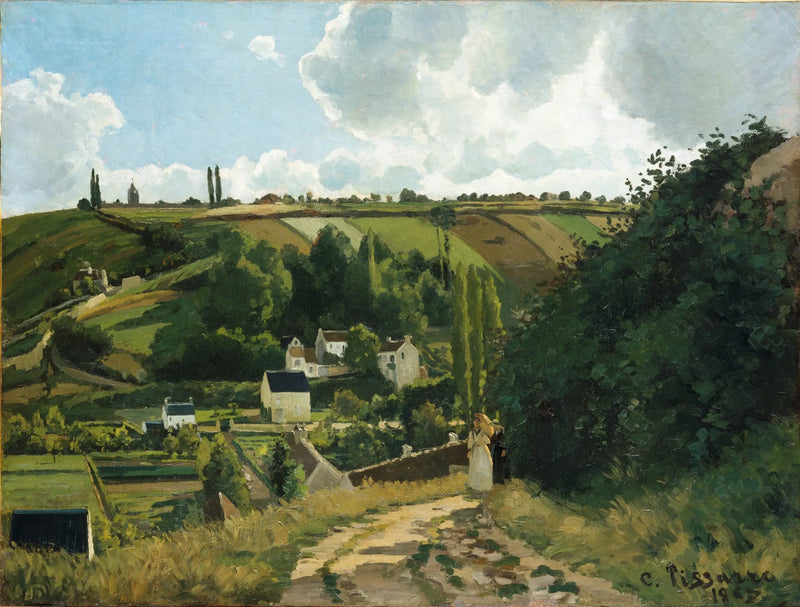 La costa del Jallais, Pontoise - Camille Pissarro