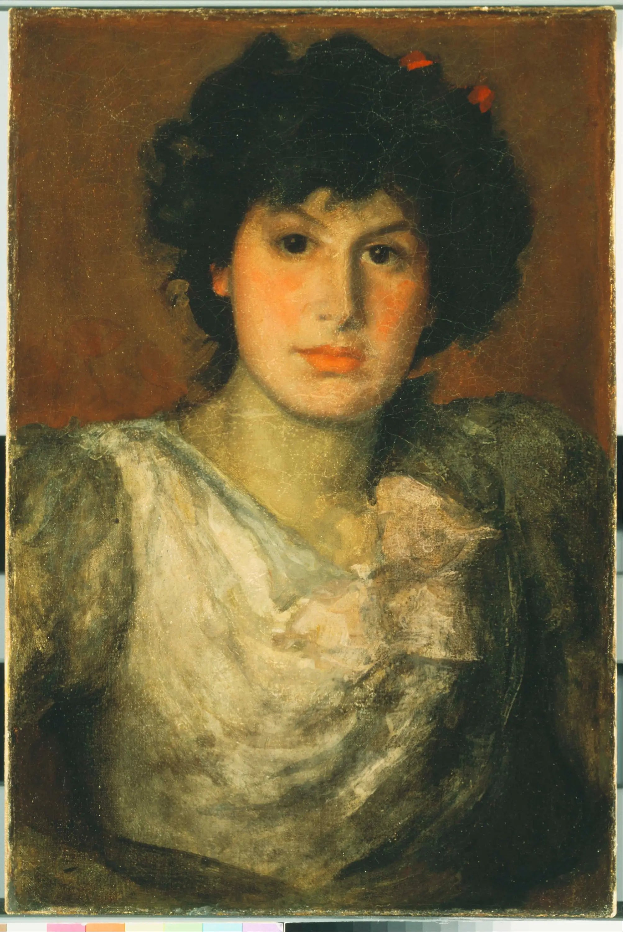 Reproduction du tableau « Mademoiselle Lillian Woakes - James Abbott McNeill Whistler » par Alpha Reproduction en peinture à l’huile