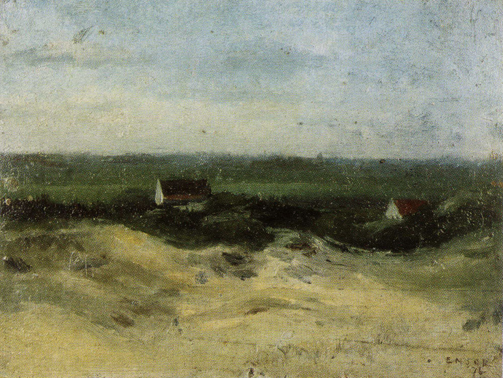 Dunes with Cottages - James Ensor
