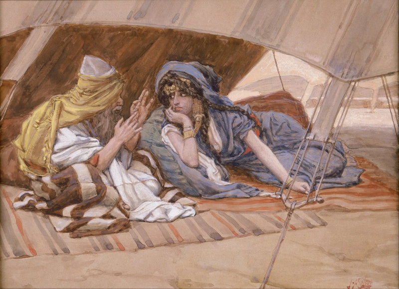 El consejo de Abram a Sarai - James Tissot