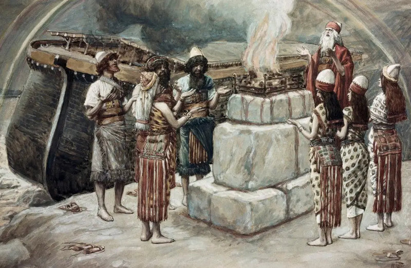 El sacrificio de Noé - James Tissot