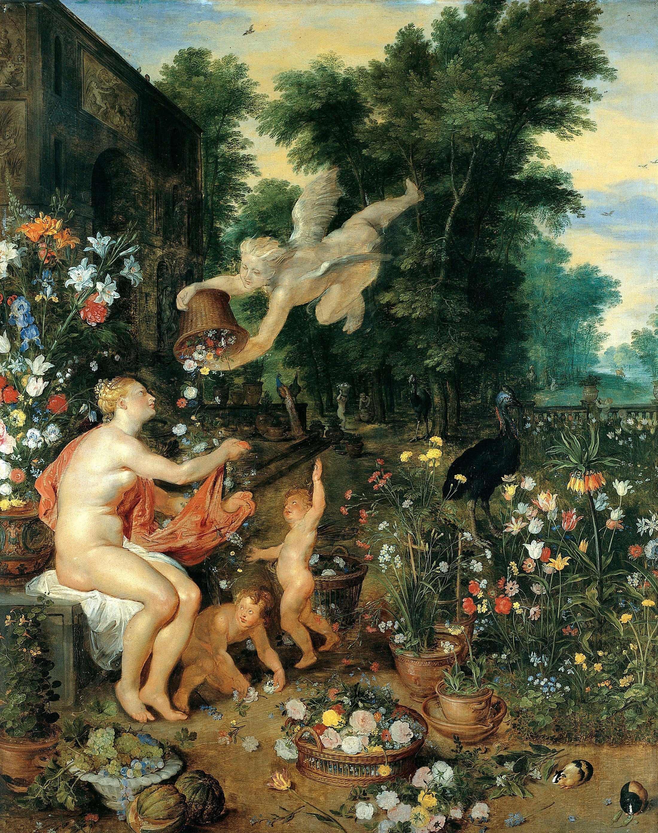 Flore et Zéphyr - Jan Brueghel l'Ancien