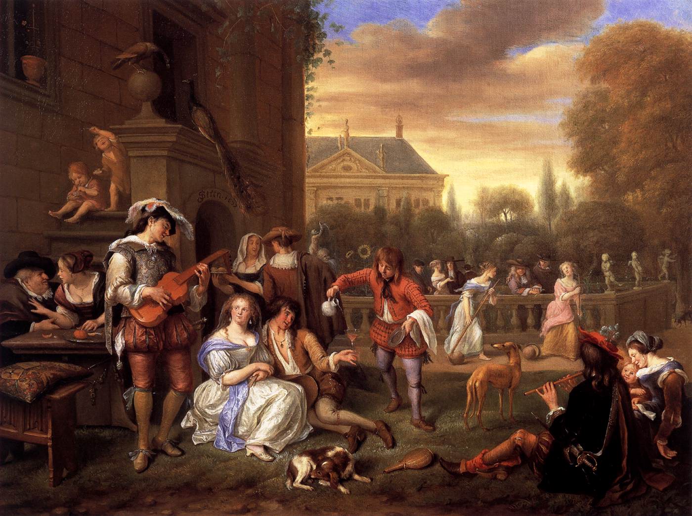 La Garden Party - Jan Steen