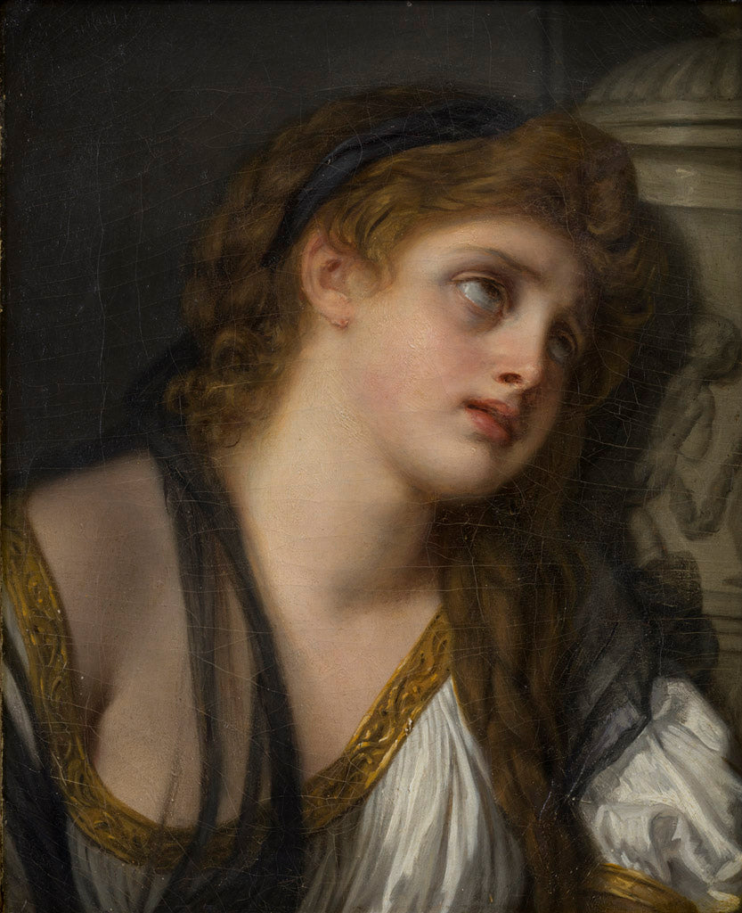L’Inconsolable - Jean-Baptiste Greuze - Alpha Reproduction