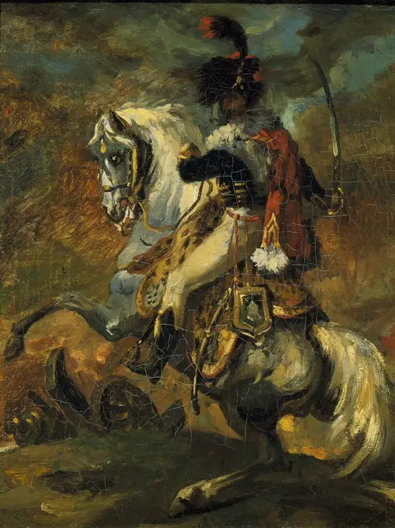 Oficial de los cazadores de la guardia imperial a caballo - Théodore Géricault