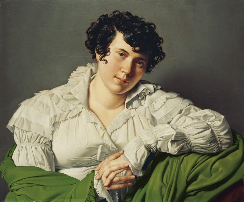 Retrato llamado de Madame de Staël - Jean-Auguste-Dominique Ingres