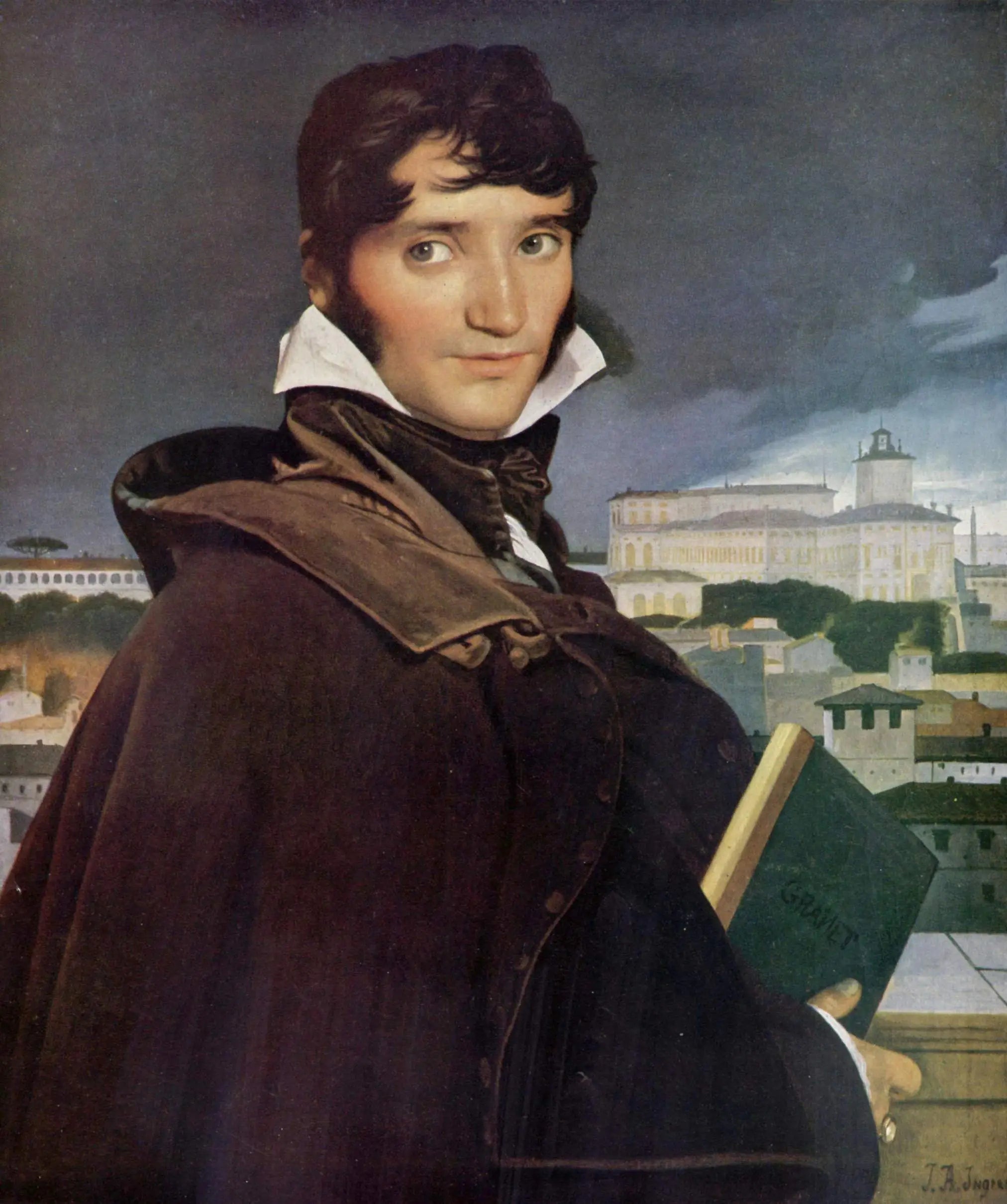 Portrait de François-Marius Granet - Jean-Auguste-Dominique Ingres - Alpha Reproduction