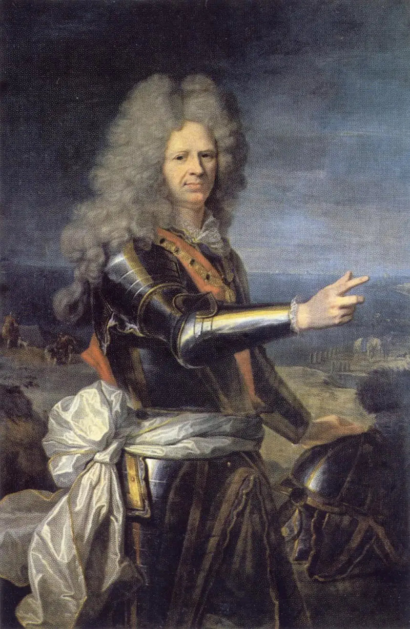 Retrato del almirante Ducasse - Hyacinthe Rigaud