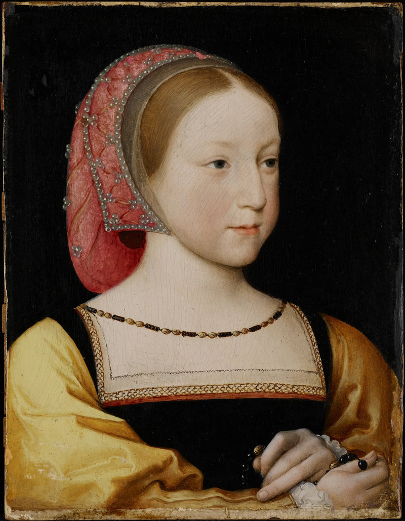 Retrato de Charlotte de Valois - Jean Clouet