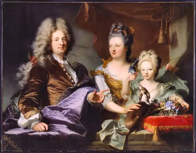 Jean Le Juge y su familia - Hyacinthe Rigaud