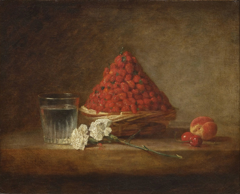 La cesta de fresas - Jean Simeón Chardin
