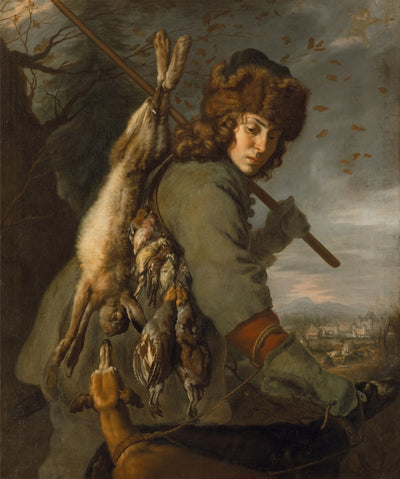 Novembre : Un chasseur - Joachim von Sandrart