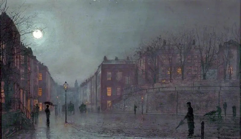 Una vista de Hampstead, Londres - John Atkinson Grimshaw