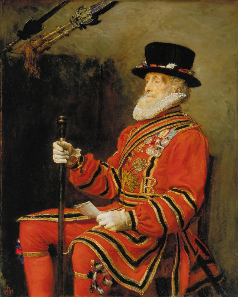El Yeoman de la Guardia - John Everett Millais