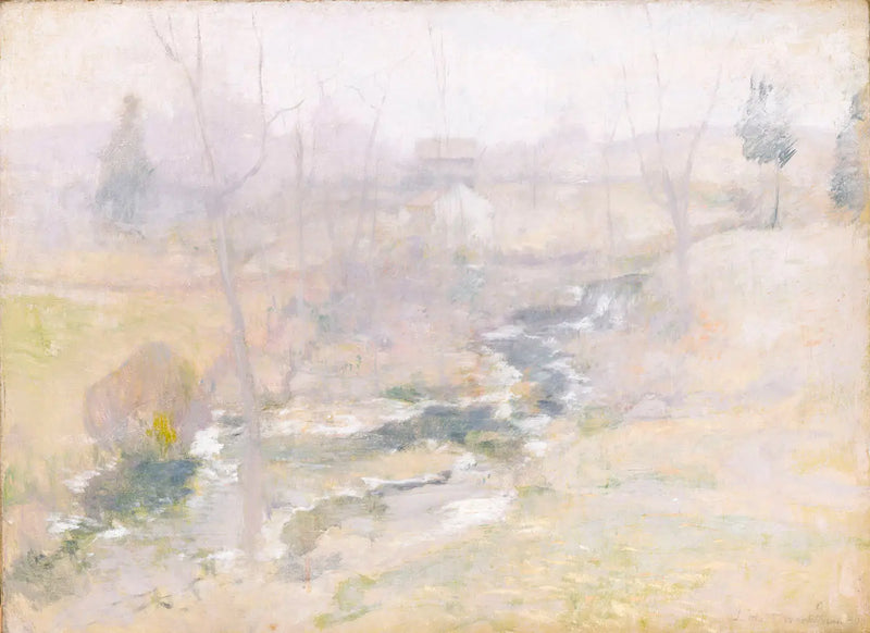 Fin del invierno - John Henry Twachtman