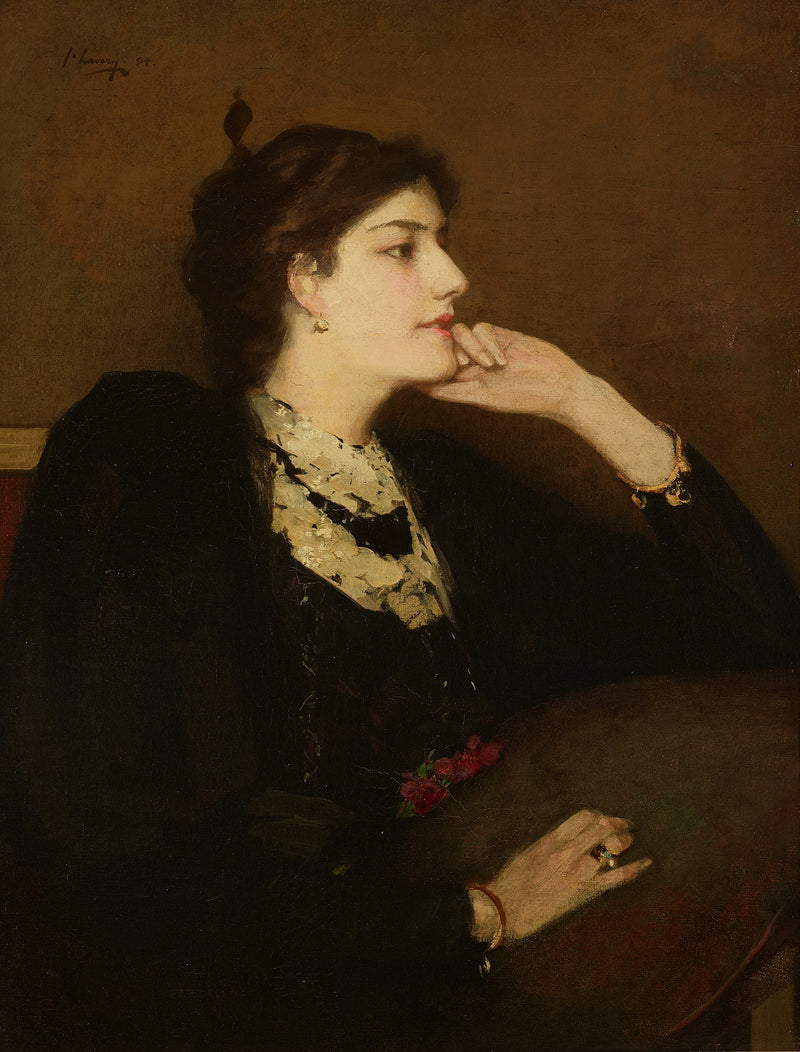 Mujer de negro - John Lavery