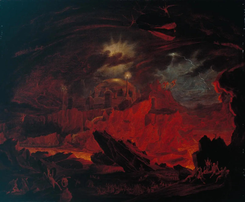Los ángeles caídos en el infierno - John Martin