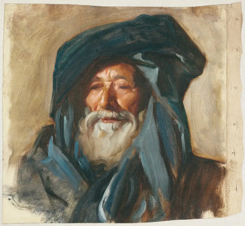 Viejo hombre con abrigo oscuro - John Singer Sargent