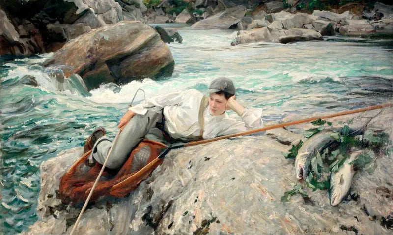 Durante sus vacaciones, Noruega - John Singer Sargent