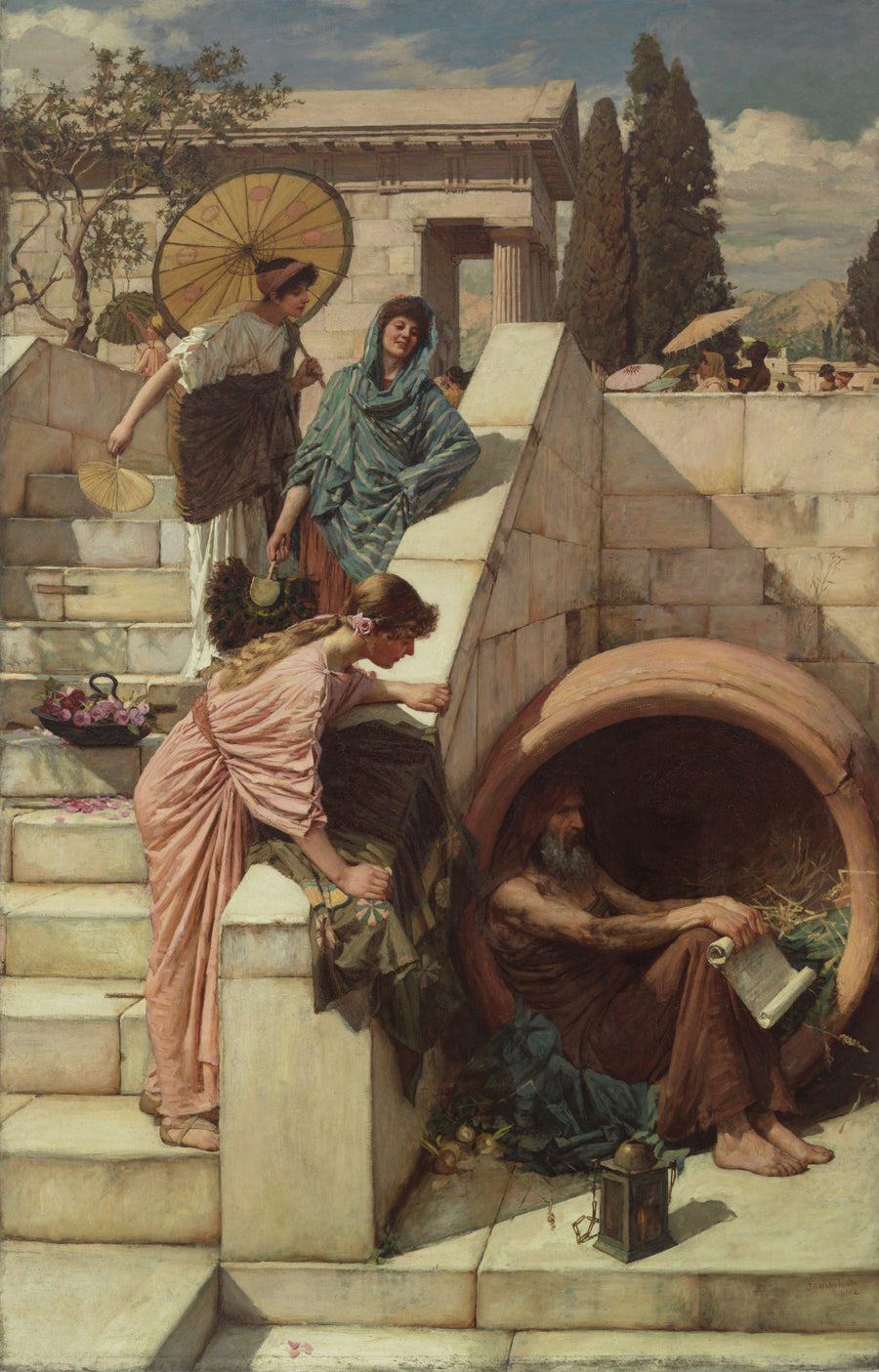 Diogène, 1882 — John William Waterhouse, huile sur toile