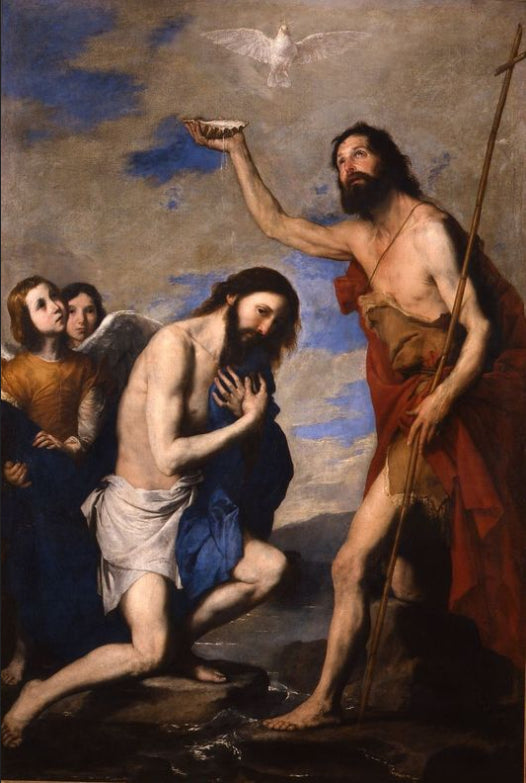 El Bautismo de Cristo - Jusepe de Ribera