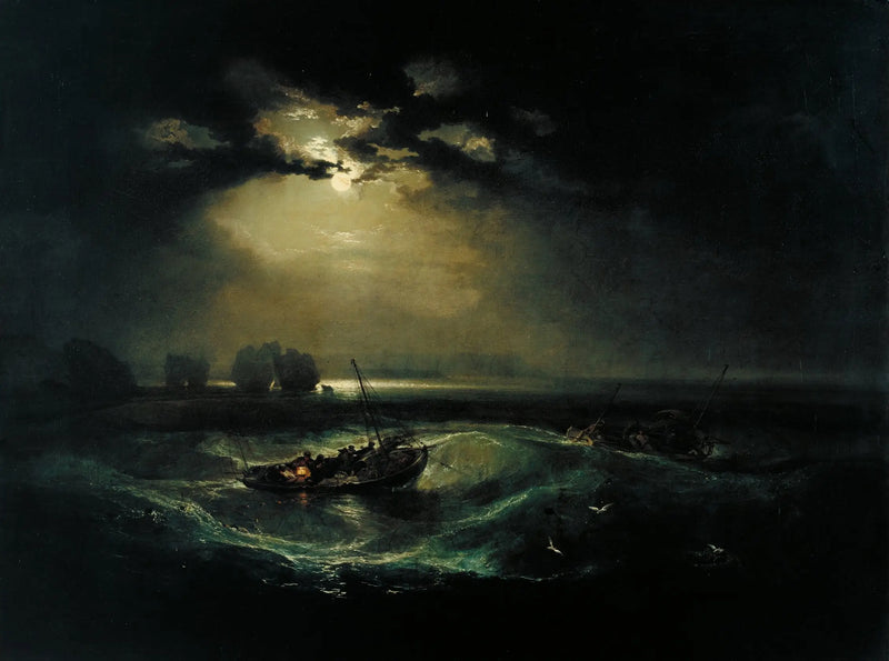 Pescadores en el mar - J. M. W. Turner