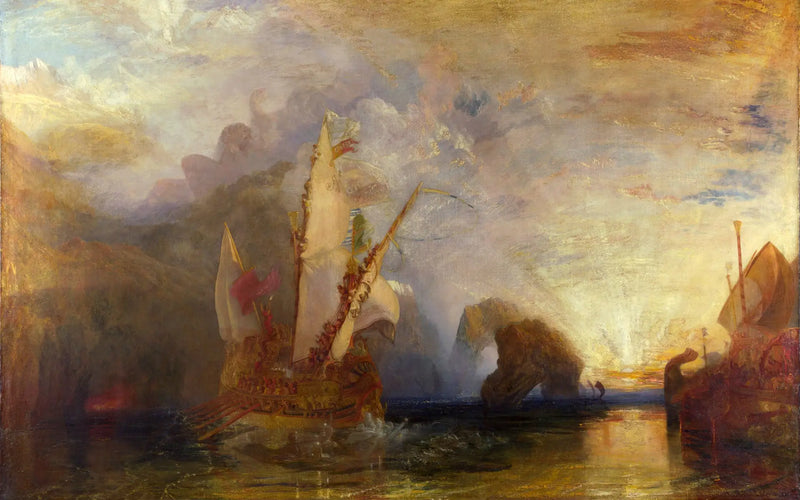 Ulises burlándose de Polifemo - J. M. W. Turner