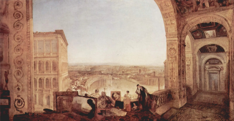 Roma vista desde el Vaticano - J. M. W. Turner
