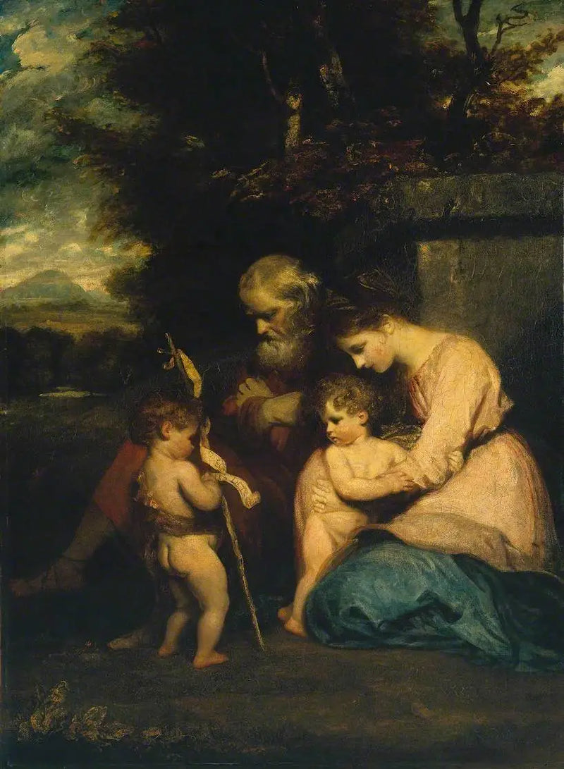 La Sagrada Familia con el niño San Juan - Joshua Reynolds