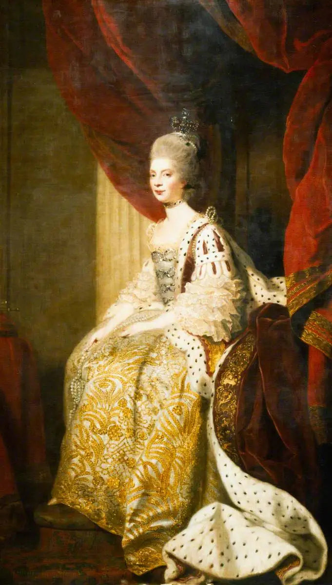 La reine Charlotte (1744–1818) - Joshua Reynolds - Alpha Reproduction