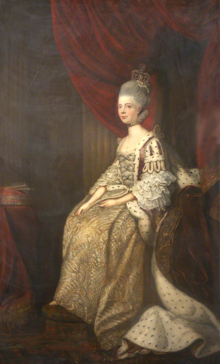 Reine Charlotte (1744–1818) reine consort de George III - Joshua Reynolds - Alpha Reproduction