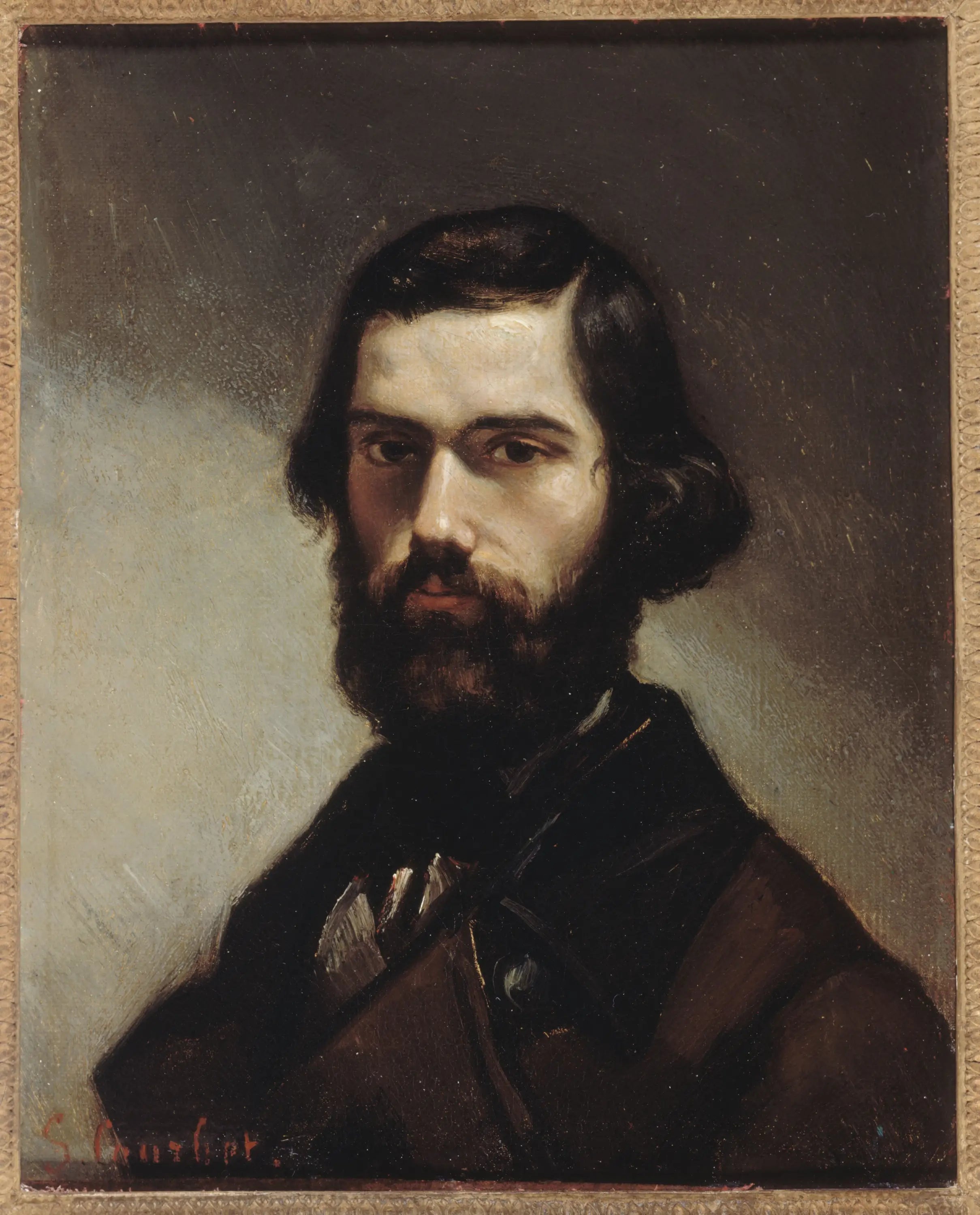 Portrait de Jules Vallès (1832-1885) écrivain - Gustave Courbet - Alpha Reproduction