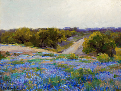 Les lupins bleus en fin d’après-midi - Julian Onderdonk - Alpha Reproduction